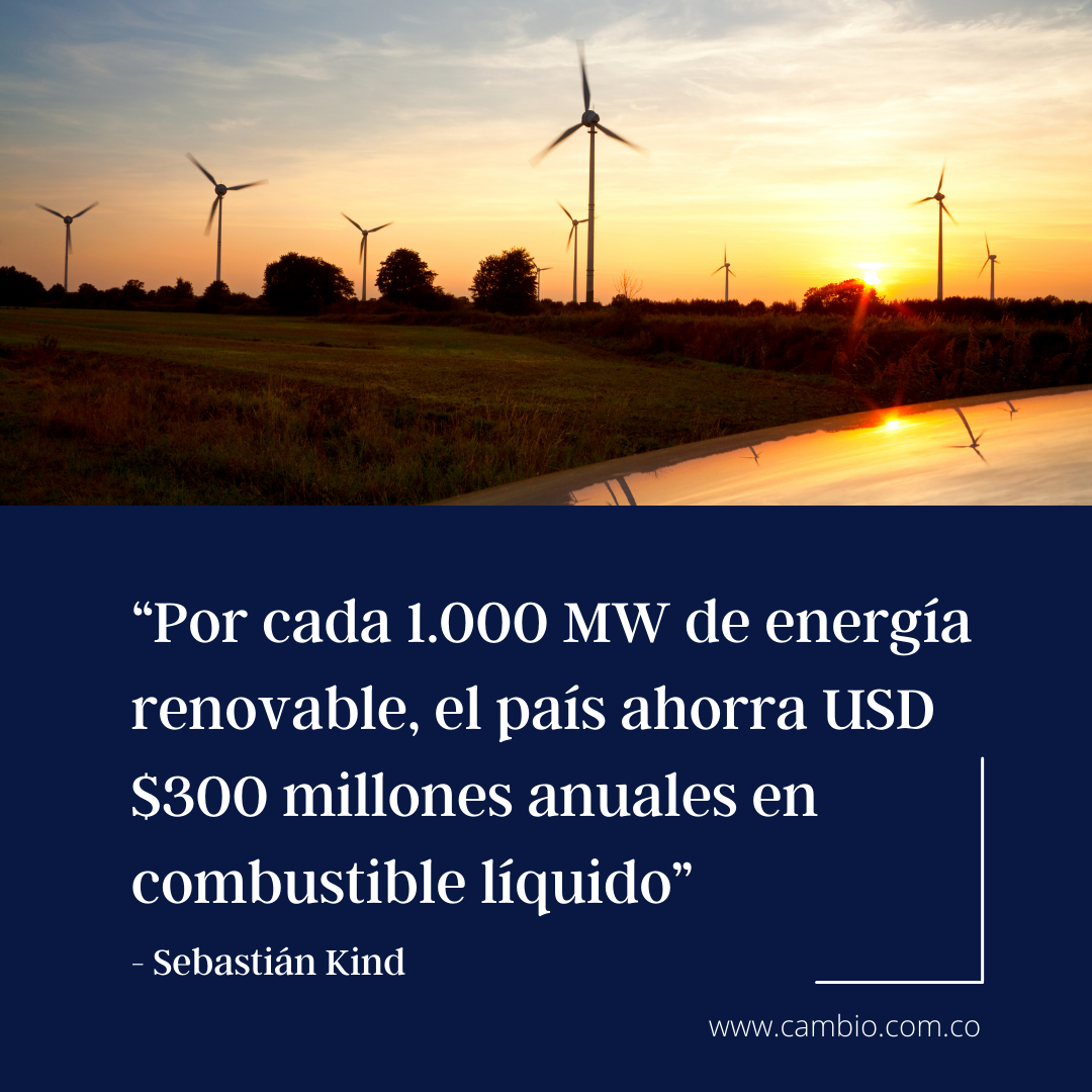 Sebastián Kind y energía renovable