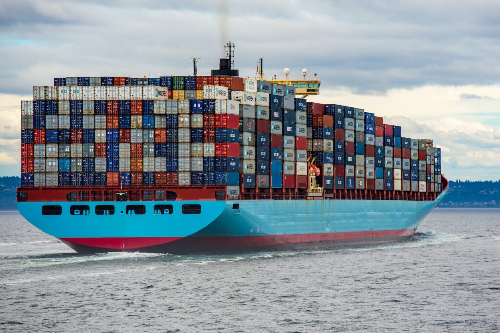 Las emisiones del transporte marítimo.