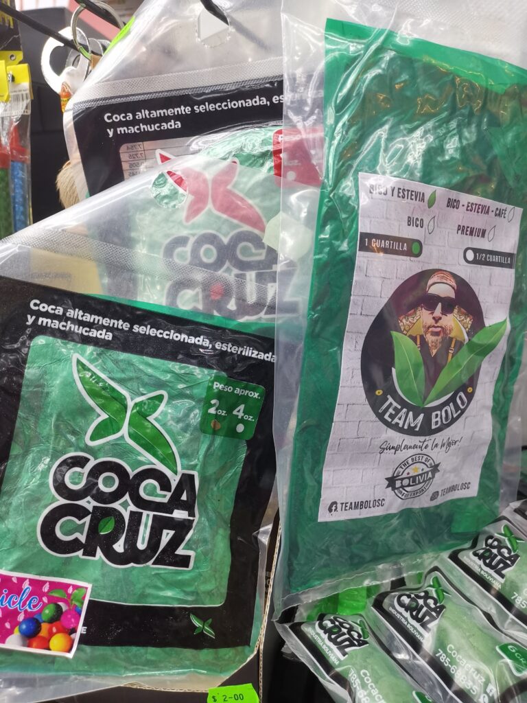 Nueva versión de la hija de coca en Bolivia.