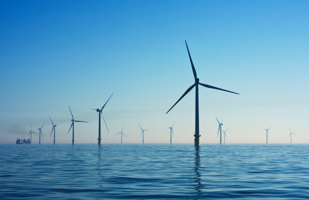cómo funciona energía eólica marina